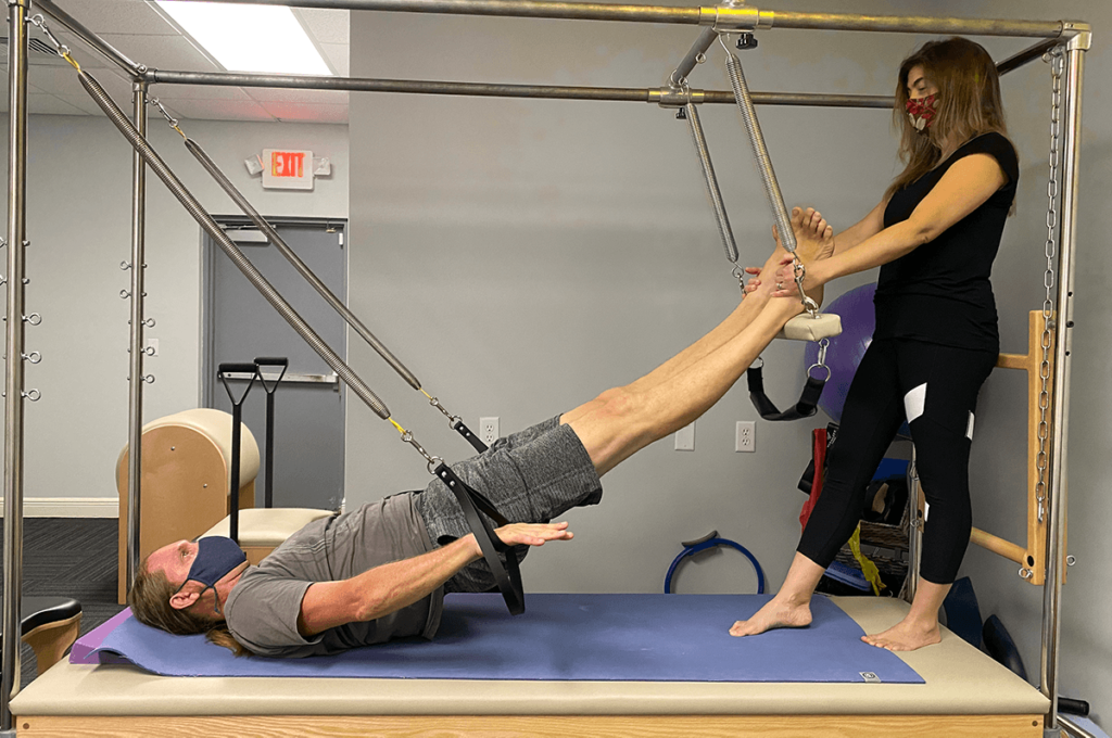 Physical Therapy Pilates Session
